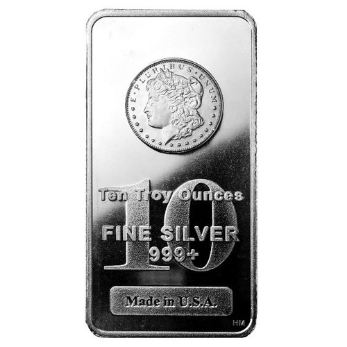 10oz. 99.99% Pure Silver Bar