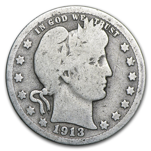 Barber Quarter (1892-1916 ) Good Condition