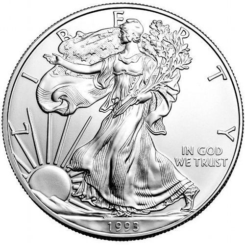 1993 American Silver Eagle - Currency and Coin