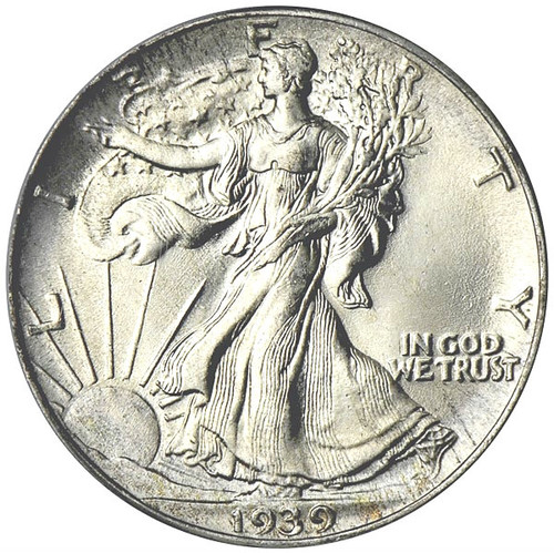 Walking Liberty Silver Half Dollar (1916-1947) Extremely Fine