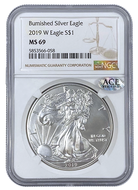 2019 PCGS MS69 Silver Eagle  2019_69__60900.1619454852.500.