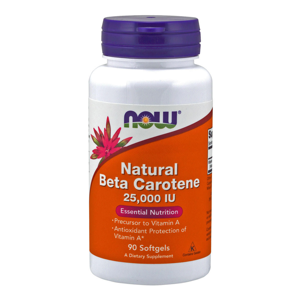 Buy Natural Beta Carotene by NOW foods I HealthPost NZ