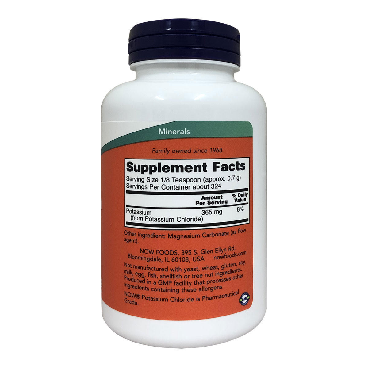 Buy Potassium Chloride Powder by NOW foods I HealthPost NZ