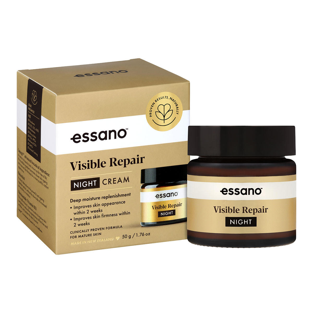 Buy Visible Repair Night Cream by Essano I HealthPost NZ