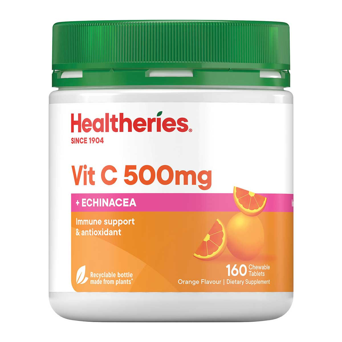 Buy Vit C 500mg + Echinacea by Healtheries I HealthPost NZ