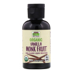 NOW foods Organic Monk Fruit Liquid Vanilla