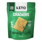 KETO Naturals Almond Flour Crackers Rosemary and Garlic