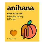 Anihana Body Wash Bar – Manuka Honey & Peach 