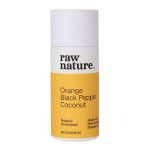 raw nature Orange Black Pepper Coconut Natural Deodorant 