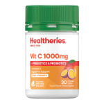 Healtheries Vit C 1000mg + Prebiotics & Probiotics 