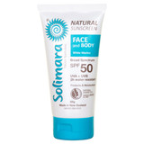 Solimara Truly Natural Natural Sunscreen Face and Body SPF 50 White Marine