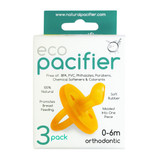 Ecopiggy ecoPacifier Natural Rubber Dummy - Orthodontic 3 Pack