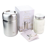 Country Trading Co Yoghurt Maker - Stainless Steel with Glass Jar