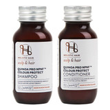 Holistic Hair Quinoa Pro NPNF Colour Protect Shampoo and Conditioner Travel Set