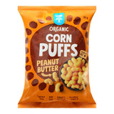 Chantal Organics Organic Corn Puffs - Peanut Butter 