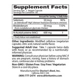 Doctor's Best NAC Detox Regulators 