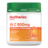 Healtheries Vit C 500mg Immune Support & Antioxidant 