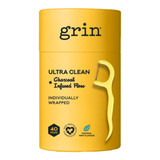 Grin Ultra Clean Charcoal Infused Floss Picks 