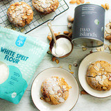 Collagen almond croissant cookies