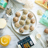 On-the-go breakfast granola balls