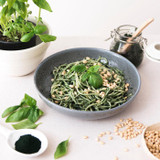 Easy creamy spirulina pesto