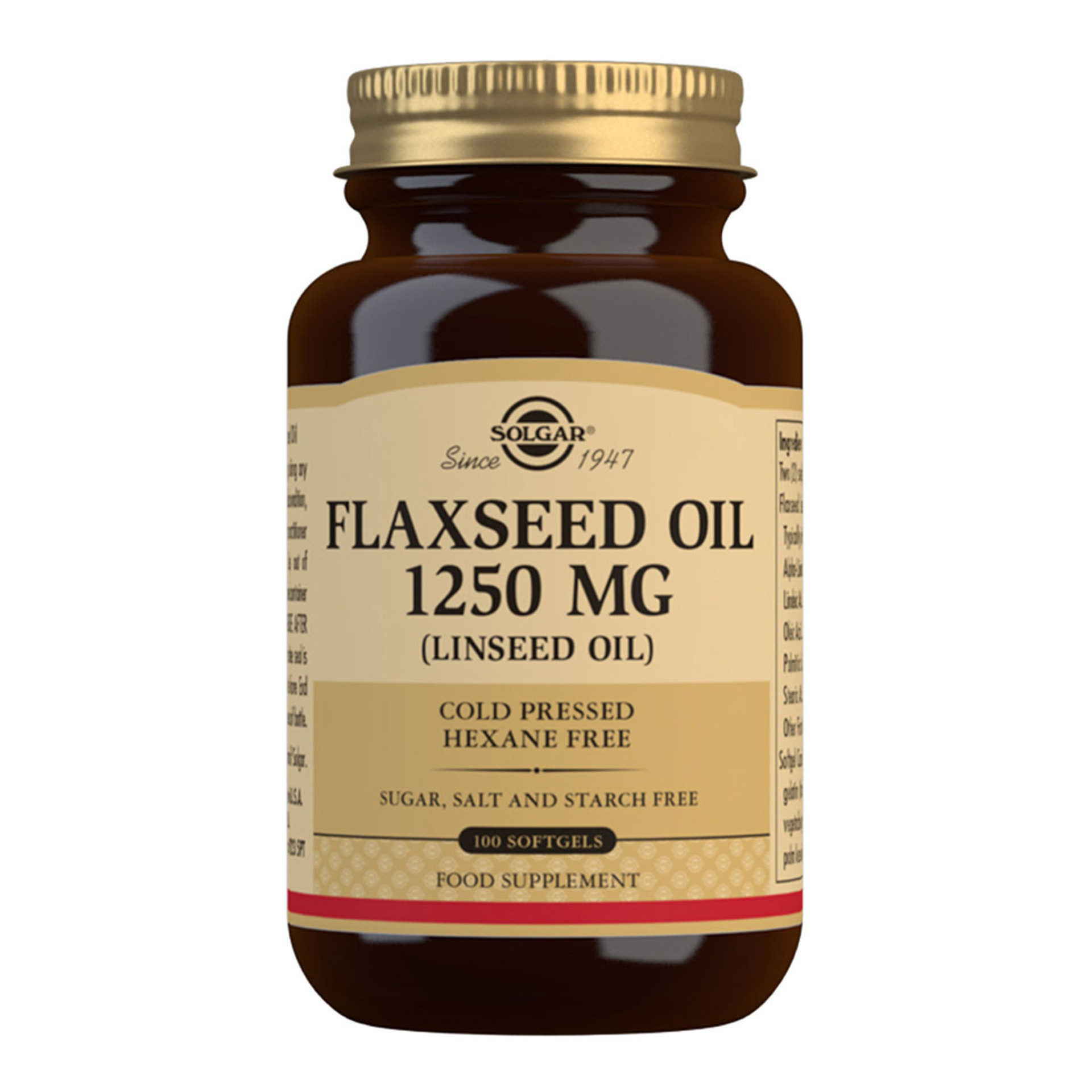 Buy Flaxseed Oil 1250mg by Solgar I HealthPost NZ