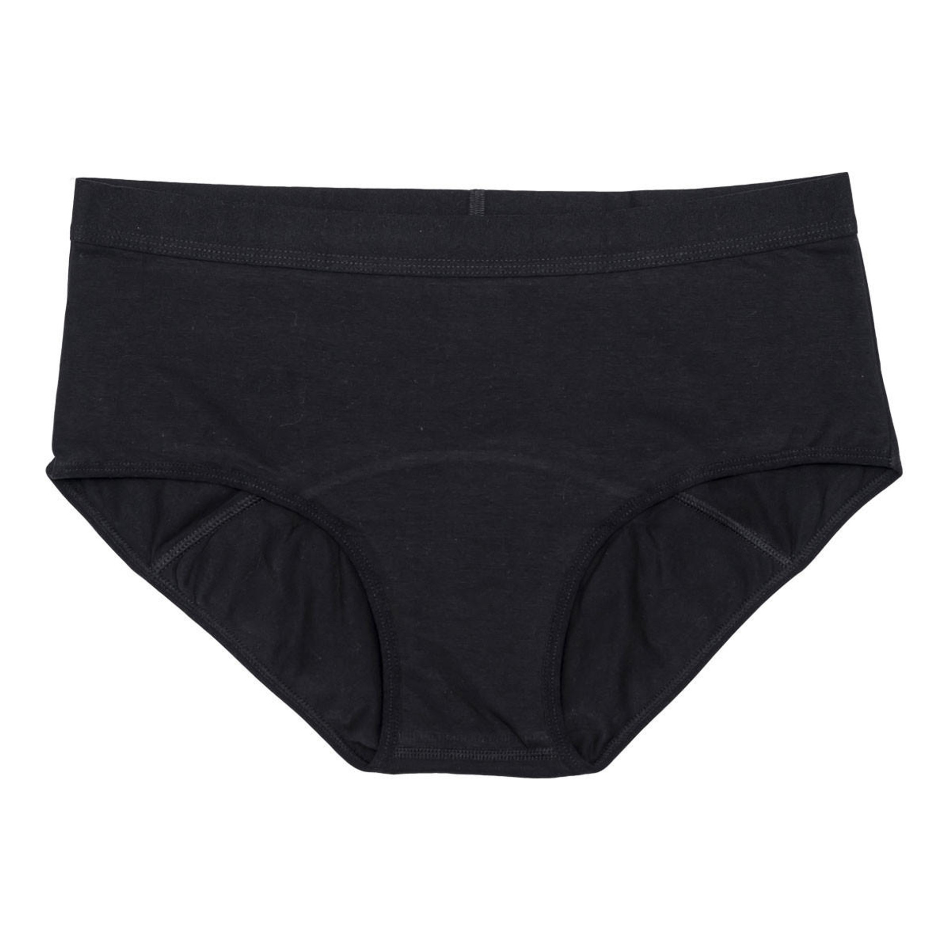 Buy All Day Cotton Period Brief (Black) by AWWA I HealthPost NZ