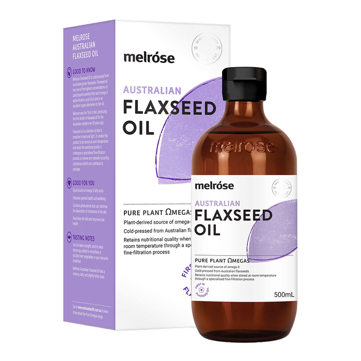Buy Australian Flaxseed Oil by Melrose I HealthPost NZ