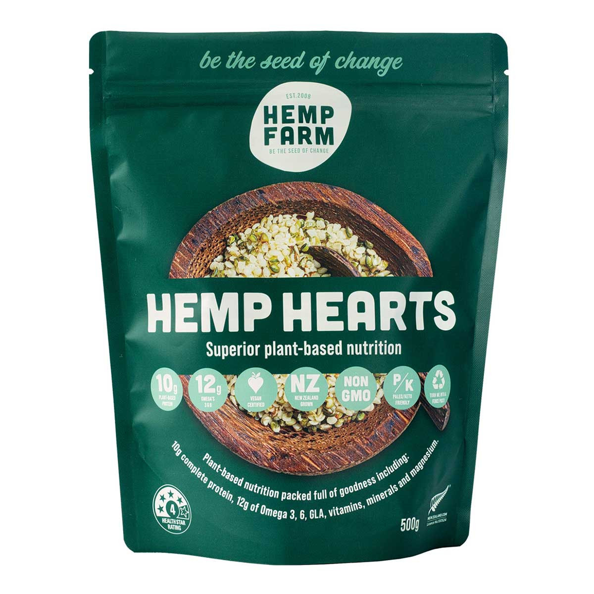 Buy Hemp Hearts by Hemp Farm I HealthPost NZ
