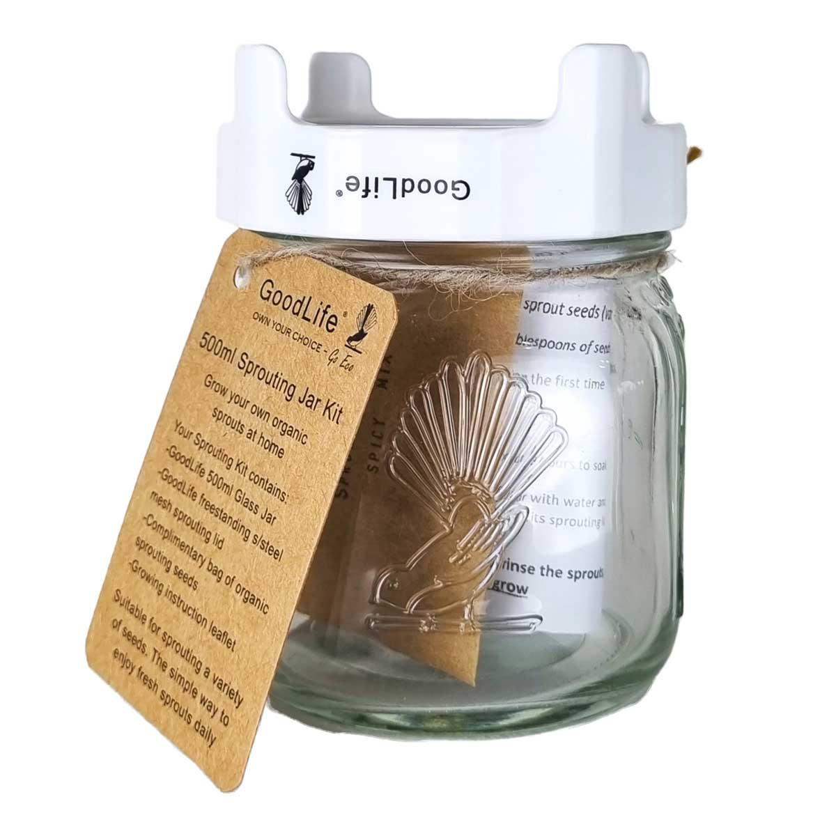 Buy Sprouting Jar Kit by Goodlife I HealthPost NZ