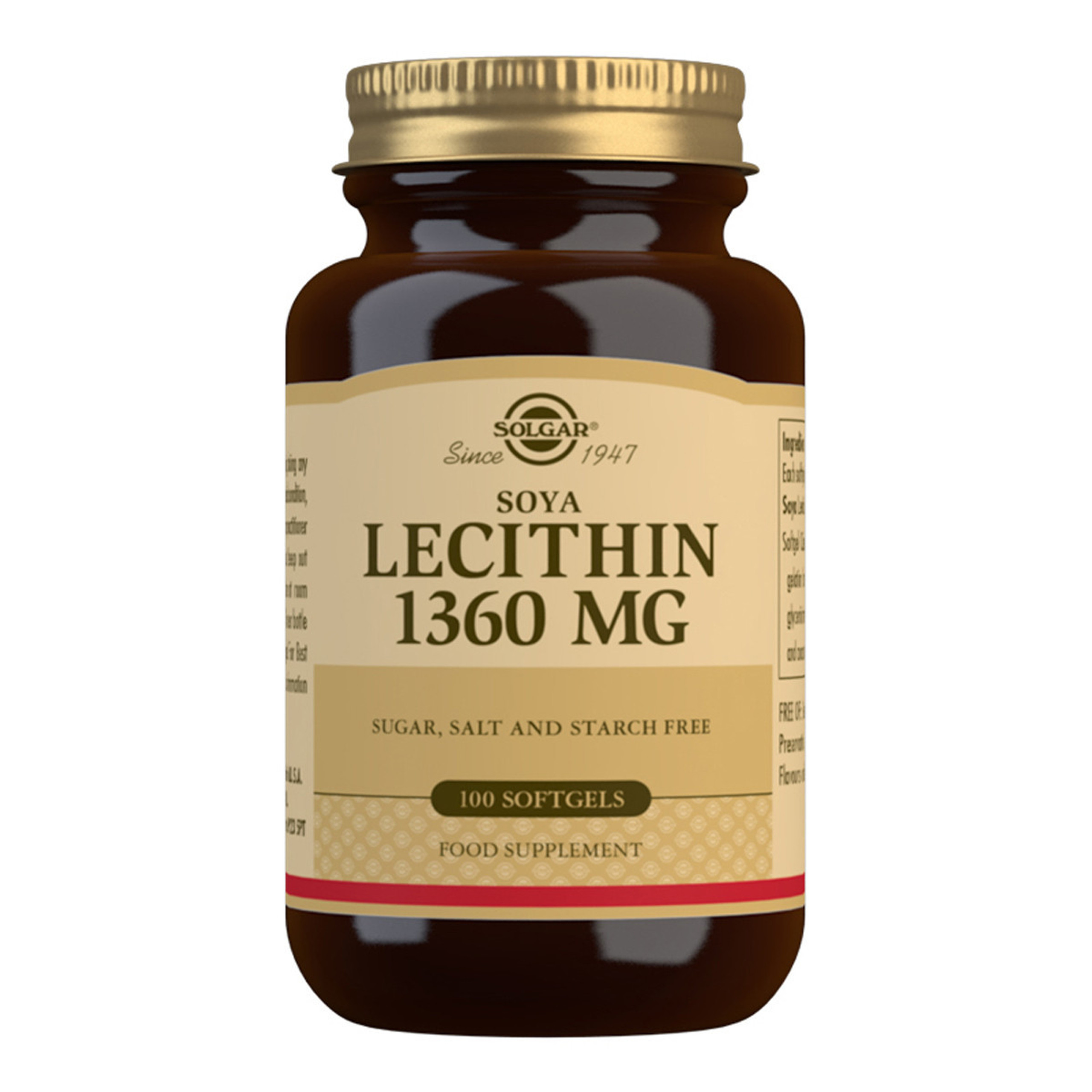 Buy Lecithin 1360mg by Solgar I HealthPost NZ