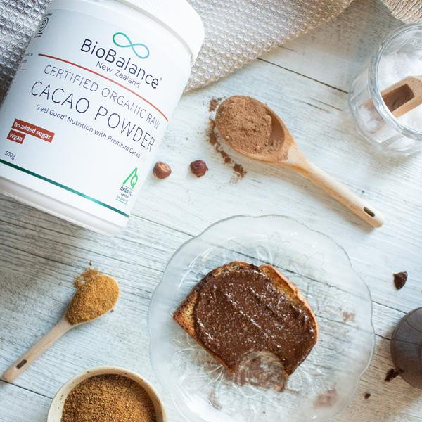 DIY chocolate hazelnut spread HealthPost NZ