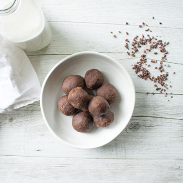 Nut Mylk Protein Brownie Bites