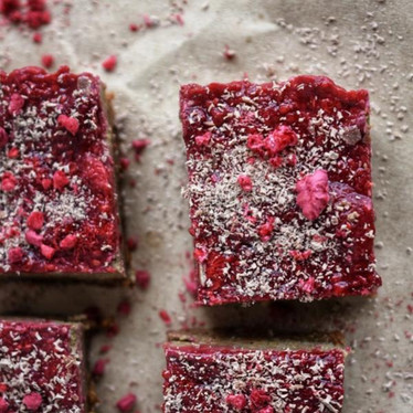 Raspberry Shroom Slice