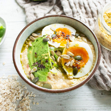 Savoury ramen oats