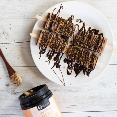 Salted Cacao Hemp Ice Pops