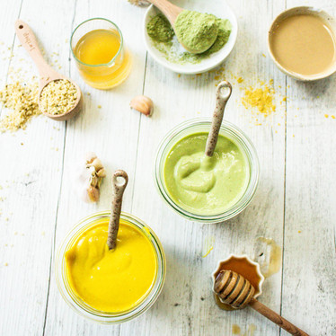 Superfood, spring salad dressings