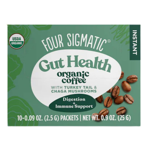 Four Sigmatic Gut Health Organic Coffee with Turkey Tail & Chaga Mushrooms