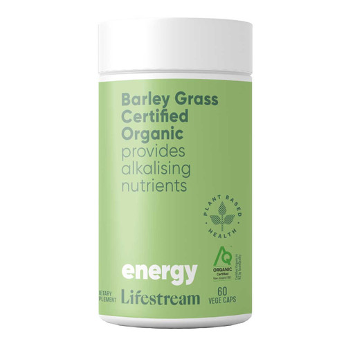 Lifestream Barley Grass Certified Organic Capsules