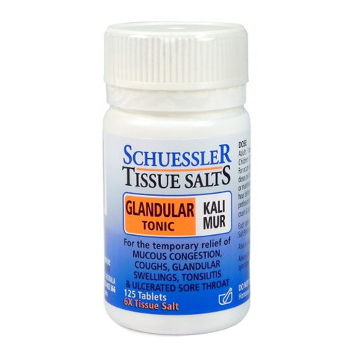 Schuessler Tissue Salts KALI MUR - Glandular Tonic Tablets
