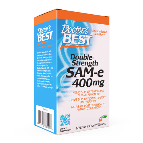 Doctor's Best SAMe 400mg Double Strength 