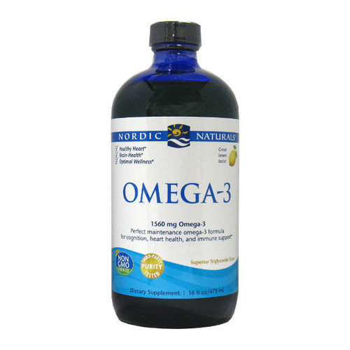 Nordic Naturals Omega-3 Purified Fish Oil - liquid