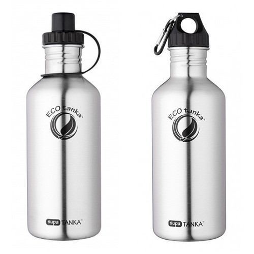 Melrose 12 oz (350 ml) Double Wall Stainless Steel Bottle Brushed Stainless Steel, Nickel