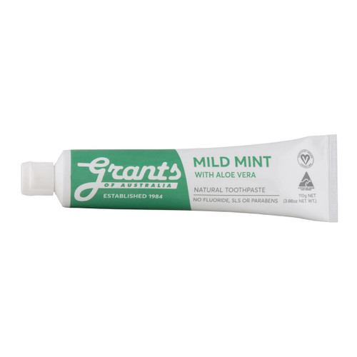 Grants Mild Mint with Aloe Vera Natural Toothpaste