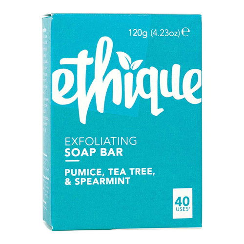 Ethique Exfoliating Soap Bar - Pumice, Tea Tree & Spearmint 