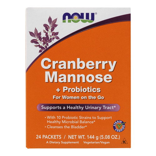 NOW foods Cranberry Mannose and Probiotics