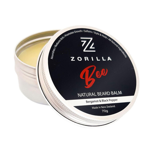 Zorilla Natural Beard Balm Bergamot and Black Pepper