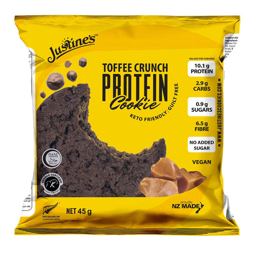 Justine's Toffee Crunch Protein Cookie 