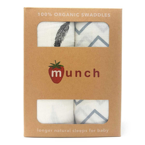 Munch Organic Baby Swaddles