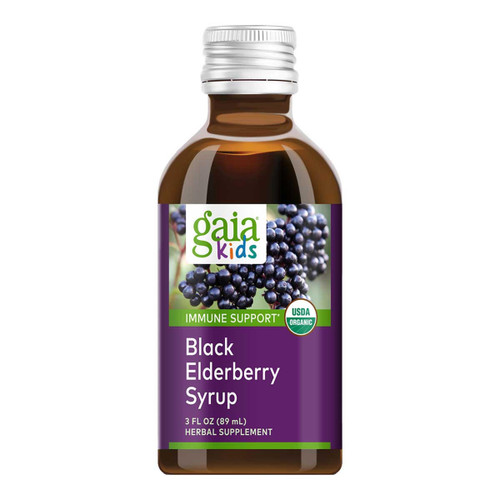 Gaia Herbs GaiaKids Black Elderberry Syrup